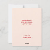 Moderne kleurrijke dambord kerst Kaart (Achterkant)