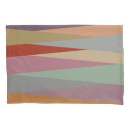 Moderne, kleurrijke driehoeken voor gebruik buiten kussensloop