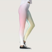 Moderne kleurrijke elegante bovenste Sjabloon Leggings (Rechts)