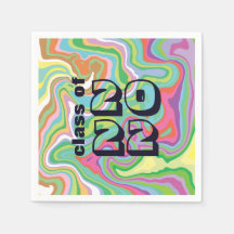 Moderne kleurrijke en vette Afstuderen klasse van