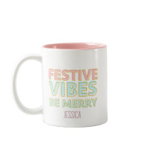 Moderne Kleurrijke Feestelijke Vibes Be Merry