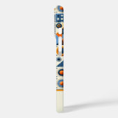 Moderne kleurrijke geometrische monogram Case-Mate iPhone case (Achterkant / Links)