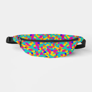 Moderne Kleurrijke Geometrische Regenboog Abstract Heuptasje
