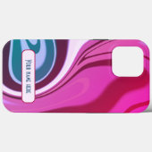 Moderne Kleurrijke Gestreepte Abstracte Levendige  Case-Mate iPhone Case (Achterkant (horizontaal))