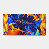 MODERNE KLEURRIJKE GOLVENDE ABSTRACTE STIJL BUREAUMAT (Voorkant)