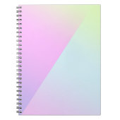  moderne kleurrijke gradiënt Waterverf Regenboog Notitieboek (Voorkant)