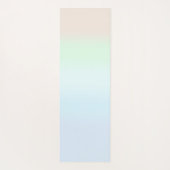 Moderne kleurrijke gradiënt waterverf regenboog yogamat (Achterkant)