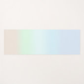 Moderne kleurrijke gradiënt waterverf regenboog yogamat (Voorkant (horizontaal))