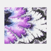 Moderne kleurrijke gradiëntbreuk fleece deken (Voorkant (Horizontaal))