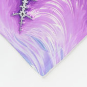 Moderne kleurrijke gradiëntbreuk fleece deken (Hoek)