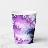 Moderne kleurrijke gradiëntbreuk papieren bekers (Achterkant)