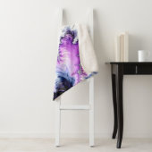 Moderne kleurrijke gradiëntbreuk sherpa deken (In situ)