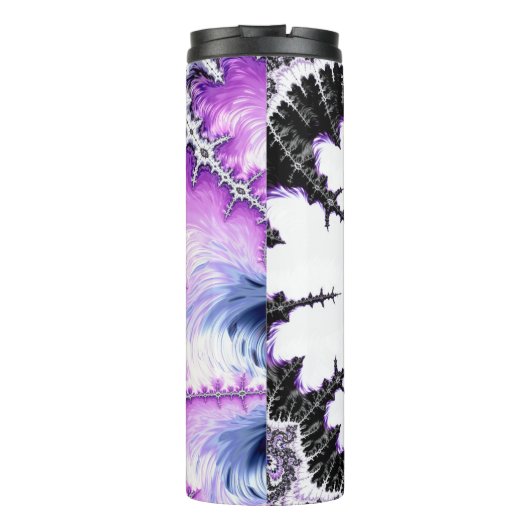 Moderne kleurrijke gradiëntbreuk thermosbeker (Achterkant)