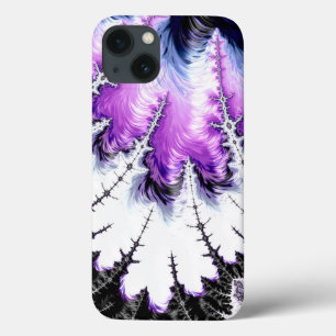 Moderne kleurrijke gradiëntfractal iPhone 13 hoesje
