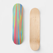 Moderne kleurrijke holografische draagbalk skateboard (Voorkant)