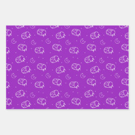 Moderne kleurrijke islamitische Eid Party Inpakpapier Vel