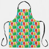 MODERNE kleurrijke JOY JOY KERSTVAKANTIE Schort (Voorkant)