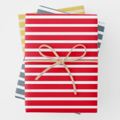 Moderne, kleurrijke kerstmis inpakpapier vel (In situ)