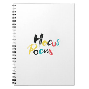 Moderne, kleurrijke, leuke, coole, trendy Hocus Po Notitieboek