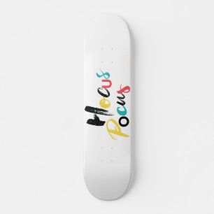 Moderne, kleurrijke, leuke, coole, trendy Hocus Po Skateboard