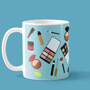 Moderne Kleurrijke Make-up Artist Tools Beauty Kit Koffiemok