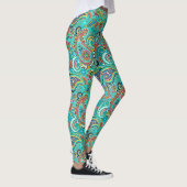 Moderne kleurrijke Paisley Leggings (Rechts)