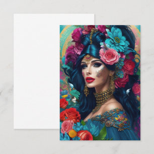 Moderne kleurrijke platte Kaart voor elke gelegenh