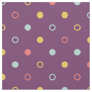 Moderne kleurrijke poolpunka-punten geometrisch pa stof