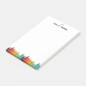 Moderne Kleurrijke Potloden voor kinderen Post-it® Notes (Schuin)