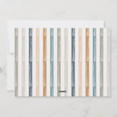 Moderne, kleurrijke prettige feestdagen foto feestdagenkaart (Achterkant)