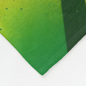 Moderne Kleurrijke Rays 3D Abstract Geometrisch Fleece Deken (Hoek)