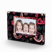 Moderne Kleurrijke Regenboog Custom Fotoblokken (Rechts)