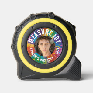 Moderne Kleurrijke Regenboog Krachtige Typografie Rolmaat