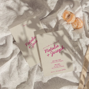 Moderne Kleurrijke Retro Fun Whimsical Script Brui Kaart