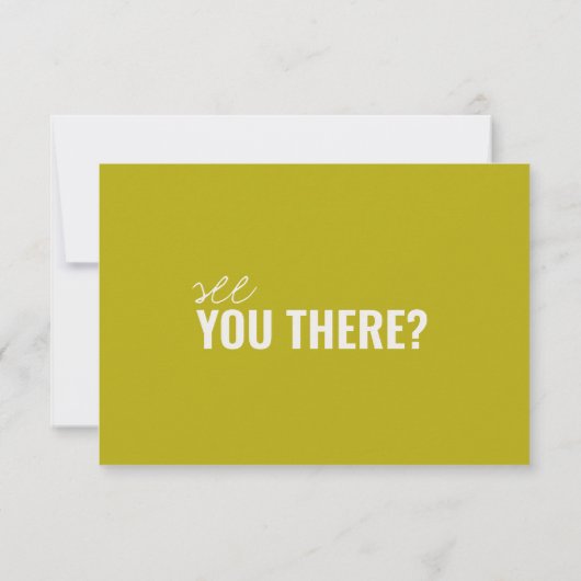 Moderne kleurrijke retro QR-code grillige bruiloft RSVP Kaartje (Achterkant)