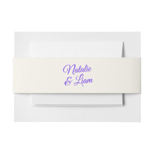 Moderne Kleurrijke Retro Whimsical Funky Bold Brui Uitnodigingen Wikkel
