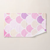 Moderne kleurrijke roze zeemeerminnen bad handdoek (Handdoek)