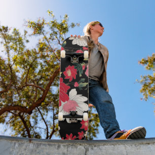 Moderne Kleurrijke Sakura Bloem Japan Verjaardagsf Skateboard