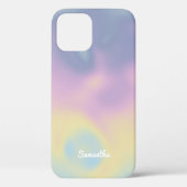 Moderne Kleurrijke Snoep Holografische Verloopnaam Case-Mate iPhone Case (Achterkant)