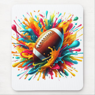 Moderne Kleurrijke Spat Game Bal Sporten Muismat
