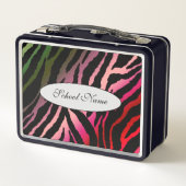 Moderne kleurrijke tijger voegt Jouw tekst toe (Achterkant)