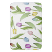 Moderne, kleurrijke Tulip Floral Badmat (Voorkant Verticaal)
