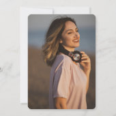 Moderne kleurrijke verloopscript, gezoet 16 verjaa kaart (Achterkant)