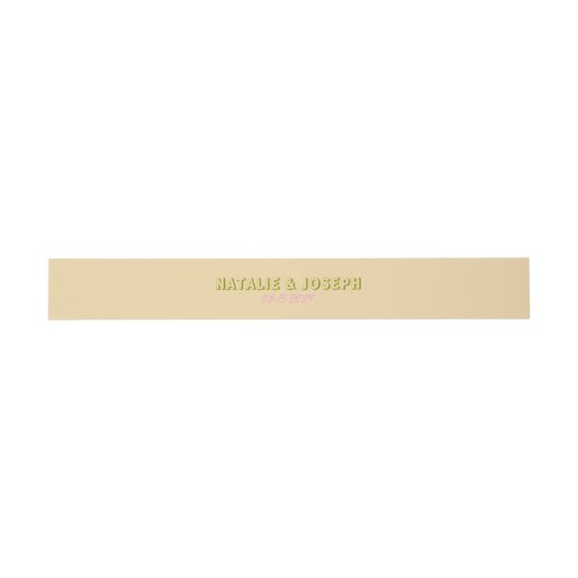 Moderne Kleurrijke Vetgedrukte Leuk Retro Unieke H Uitnodigingen Wikkel (Vlak)