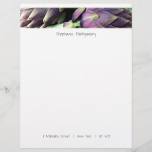 Moderne kleurrijke voeding briefhoofd