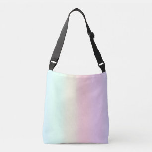Moderne, kleurrijke Waterverf regenboog Crossbody Tas