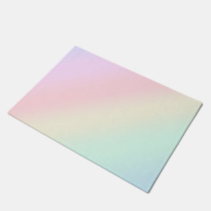 Moderne, kleurrijke Waterverf regenboog Deurmat