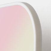 Moderne, kleurrijke Waterverf regenboog Pickleball Paddle (Links Detail)