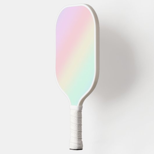 Moderne, kleurrijke Waterverf regenboog Pickleball Paddle (Links)