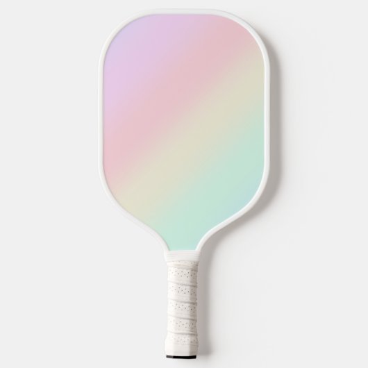 Moderne, kleurrijke Waterverf regenboog Pickleball Paddle (Achterkant)